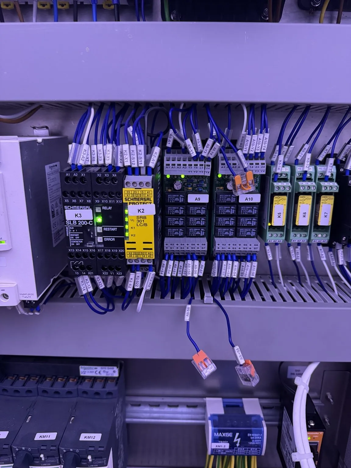 Automatización y seguridad de máquina