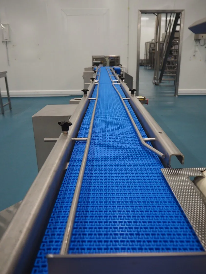 Transportador para industria alimentaria